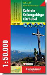 Kitzbühel Wanderkarte 1:50.000 Kaisergebirge WK 301 Kufstein