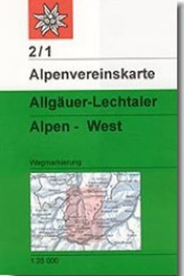 Alpenvereinskarte Allgäuer Alpen West
