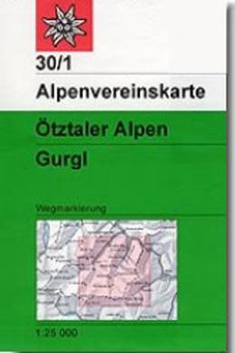 Alpenvereinskarte Ötztaler Alpen 30/1