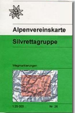 Alpenvereinskarte Silvrettagruppe